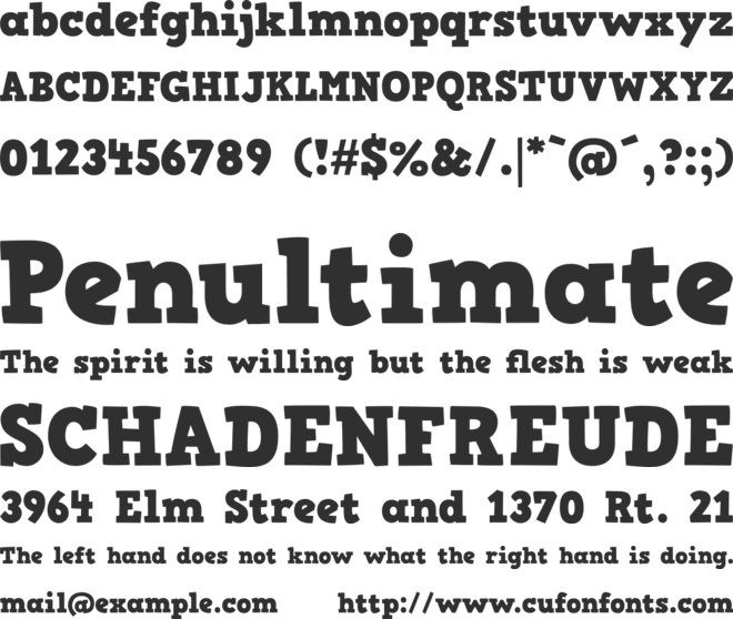 HVD Comic Serif font preview