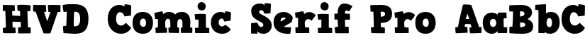 HVD Comic Serif Pro font