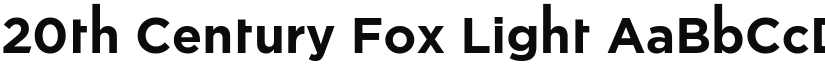 20th Century Fox Logo font download