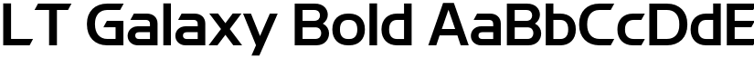 LT Galaxy Bold font