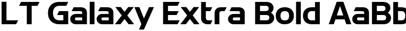 LT Galaxy Extra Bold font