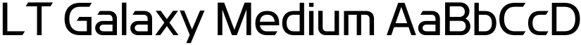 LT Galaxy Medium font