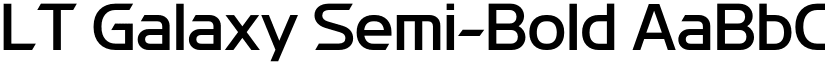 LT Galaxy Semi-Bold font