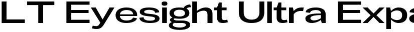 LT Eyesight Ultra Expanded font