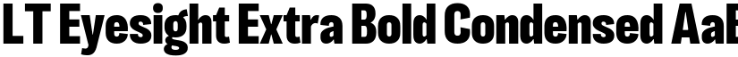 LT Eyesight Extra Bold Condensed font