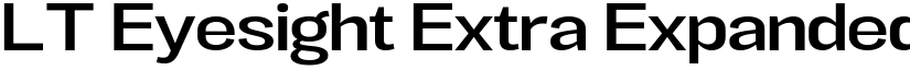 LT Eyesight Extra Expanded font