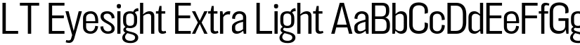 LT Eyesight Extra Light font