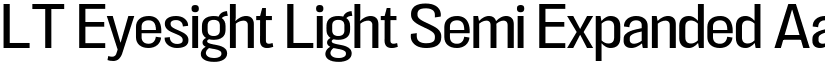 LT Eyesight Light Semi Expanded font