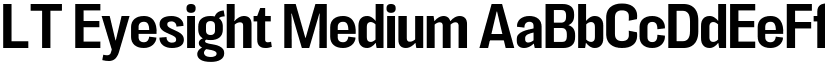 LT Eyesight Medium font