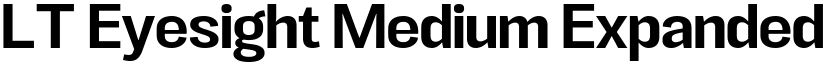 LT Eyesight Medium Expanded font