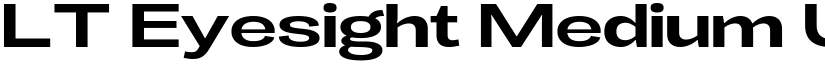LT Eyesight Medium Ultra Expanded font