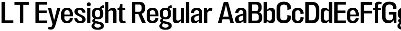 LT Eyesight Regular font