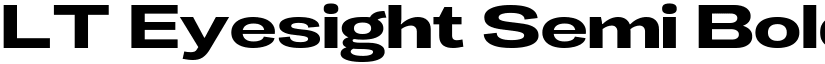 LT Eyesight Semi Bold Ultra Expanded font