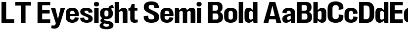 LT Eyesight Semi Bold font