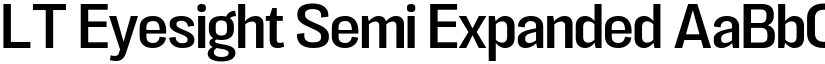 LT Eyesight Semi Expanded font