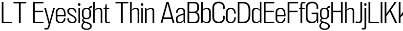 LT Eyesight Thin font
