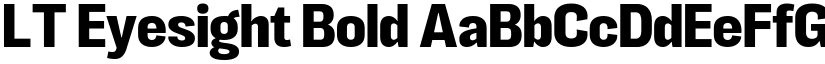 LT Eyesight Bold font