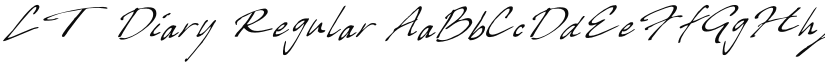 LT Diary font download