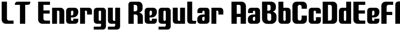 LT Energy Regular font