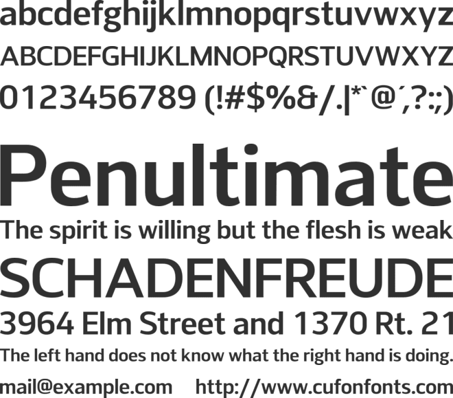 LT Streetway Neue font preview
