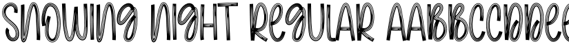Snowing Night Regular font