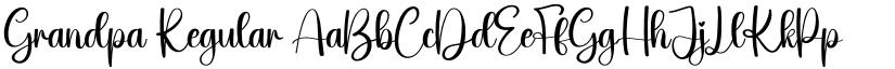 Grandpa Regular font