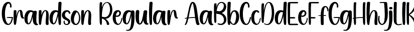 Grandson font download