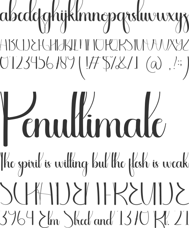 Delightfull font preview