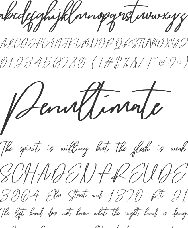 Helloyone font preview