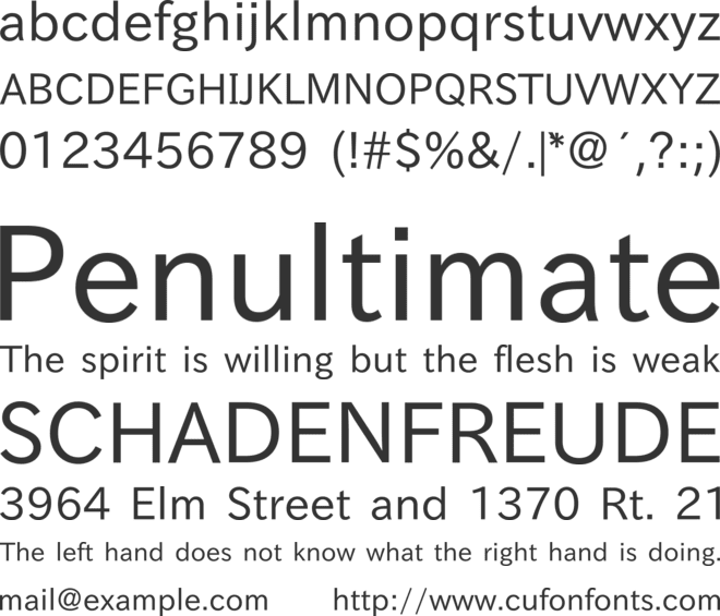 AncientSans font preview