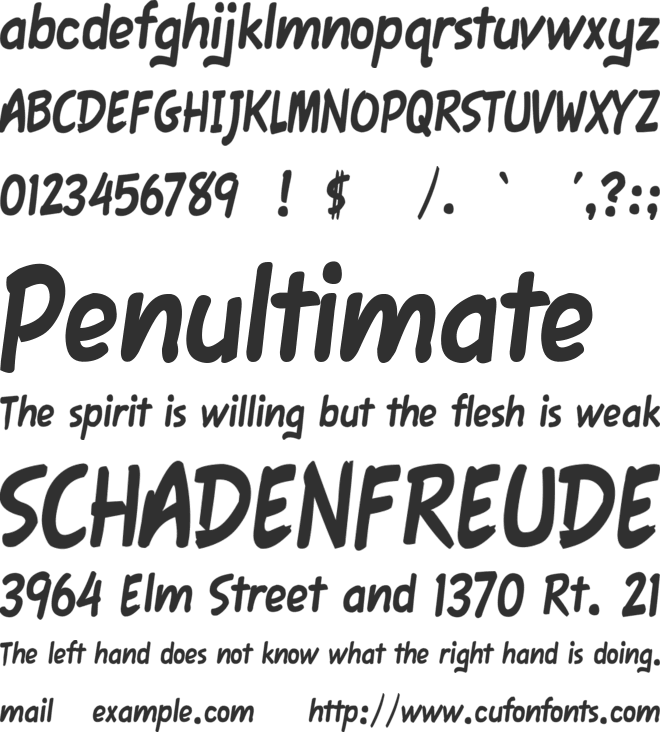 Fawn Script font preview