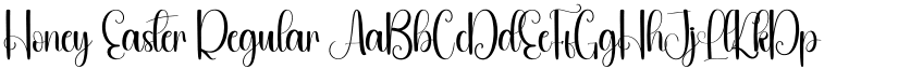 Honey Easter Regular font