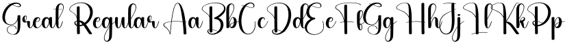 Great Regular font