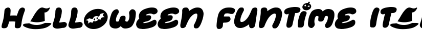 Halloween Funtime Italic font