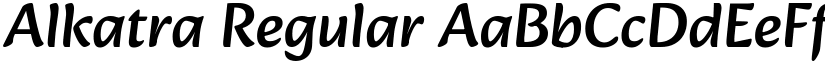 Alkatra Regular (Variable) font