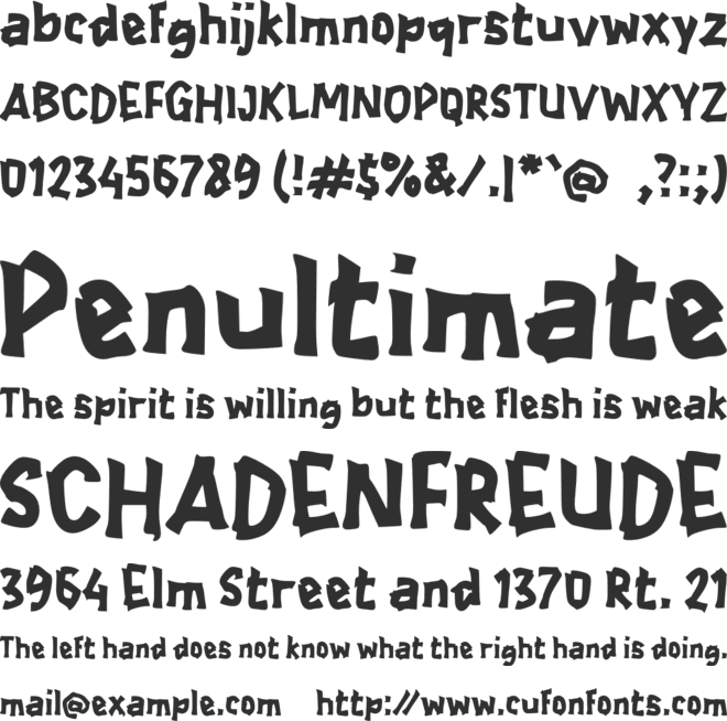 i IndiePath font preview