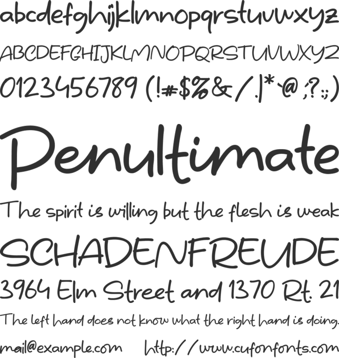 Seashell Paradise free font preview