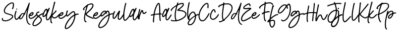 Sidesakey Regular font