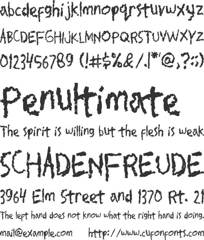 So Serious font preview