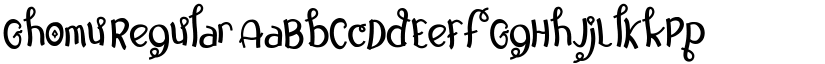 Ghomu Regular font