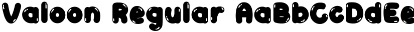 Valoon Regular font