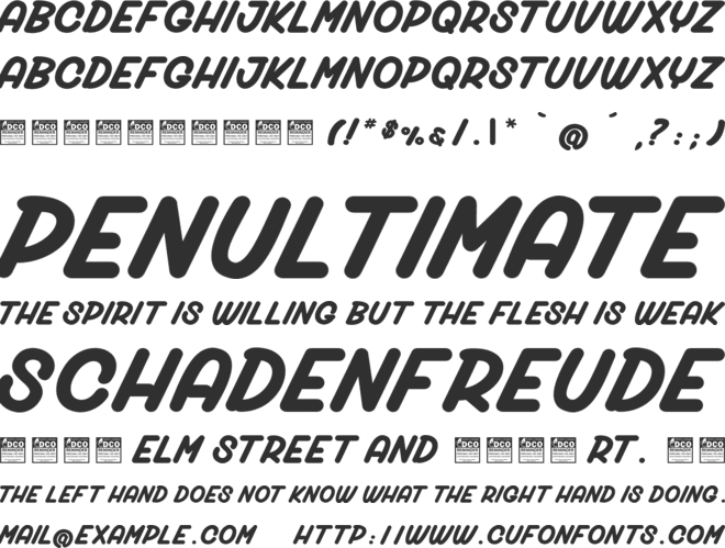 Bazarus_PersonalUseOnly font preview