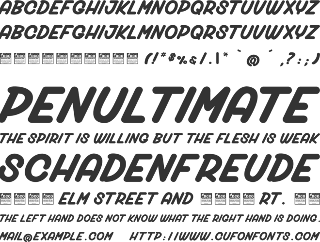 Bazarus_PersonalUseOnly font preview