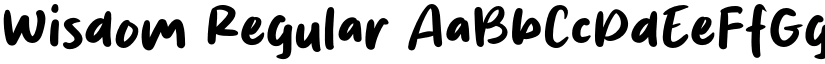 Wisdom font download