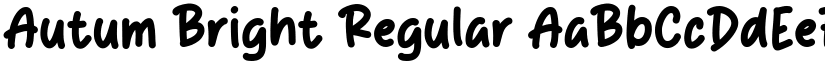 Autum Bright font download