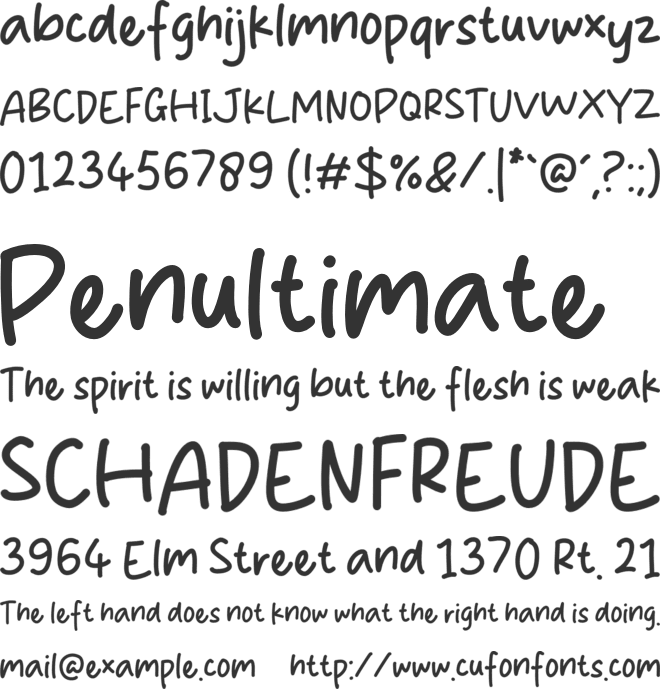 Rich Burger font preview