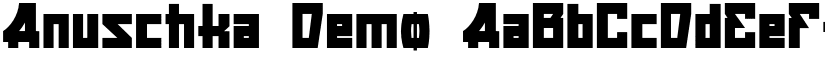 Anuschka Demo font