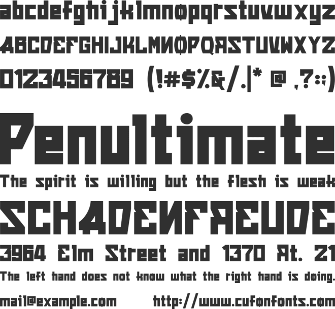 Anuschka font preview