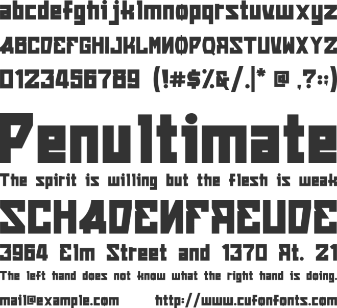 Anuschka font preview
