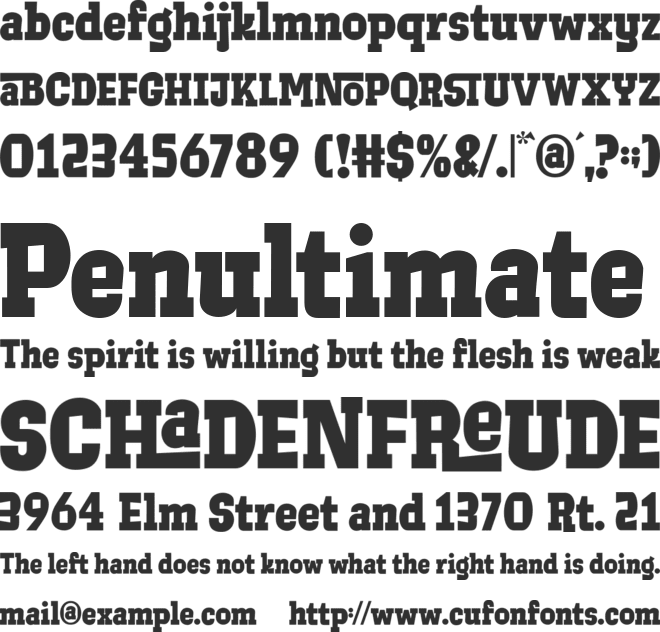Gastro Codes font preview
